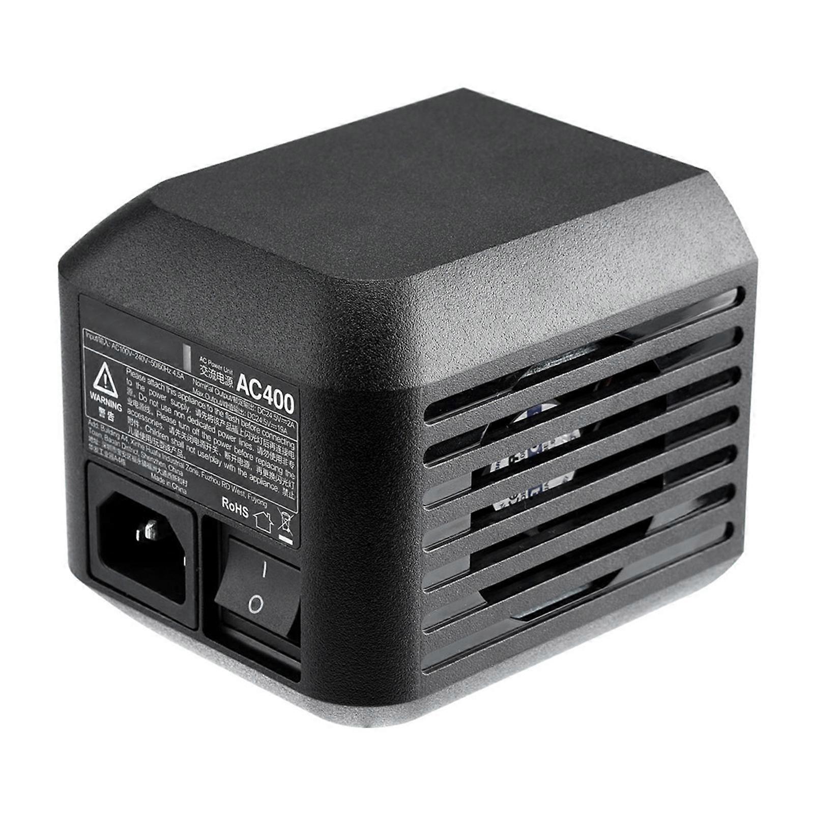 Power Unit Source For AD400 Indoor Photography Flash Light Enhances Efficiency Convenience Studio Environment Multicolor