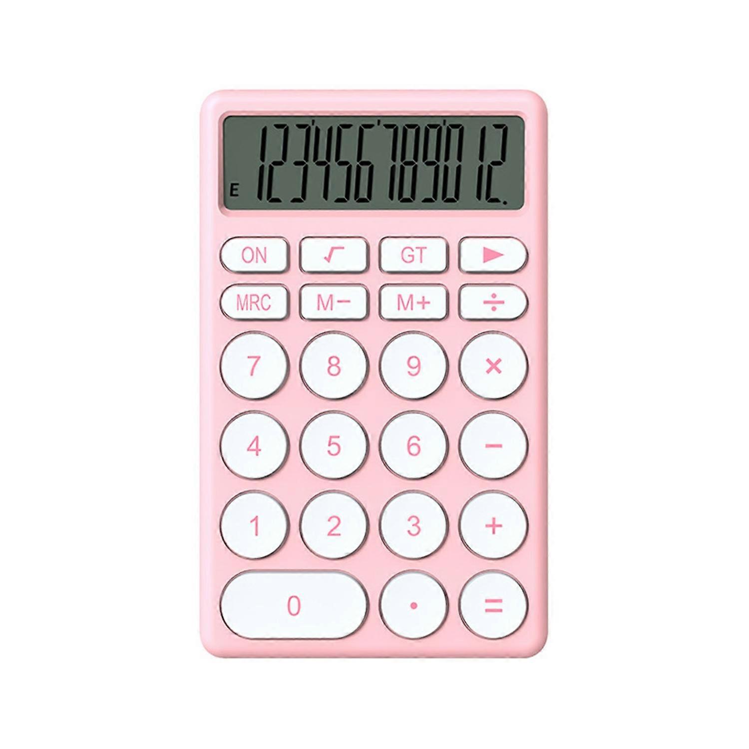 Cartoon Calculator Multifunctional Handheld Small Pocket Calculator with Large Display for Desktop O