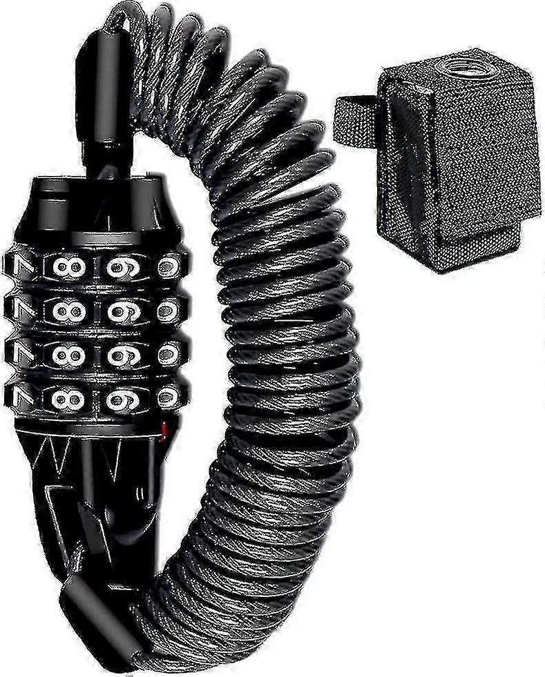 Bike lock with heavy duty chain for long-lasting durability