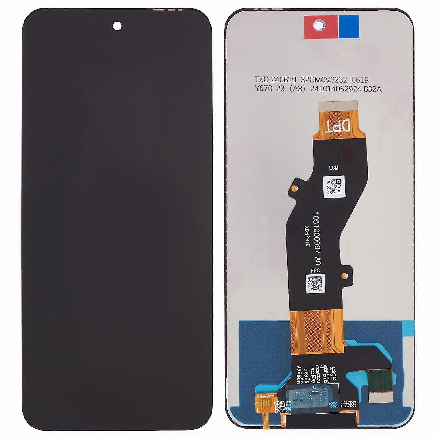 For Infinix Hot 50i 4G X6531 Grade C LCD Screen and Digitizer Assembly Replacement Part (Without Log