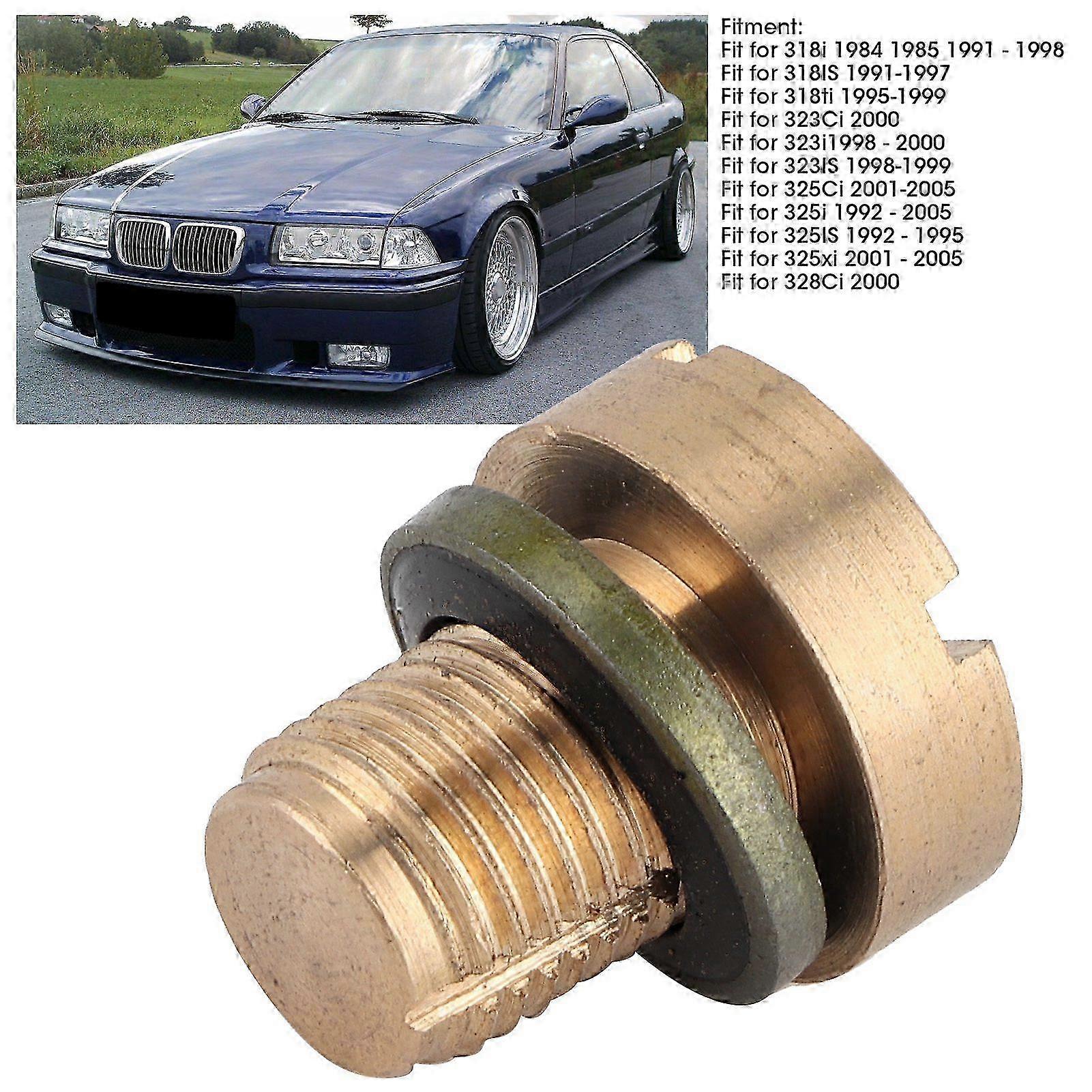 BMW E36 E39 E46 Coolant System Bleeder Screw Brass Tank Accessory 17111712788