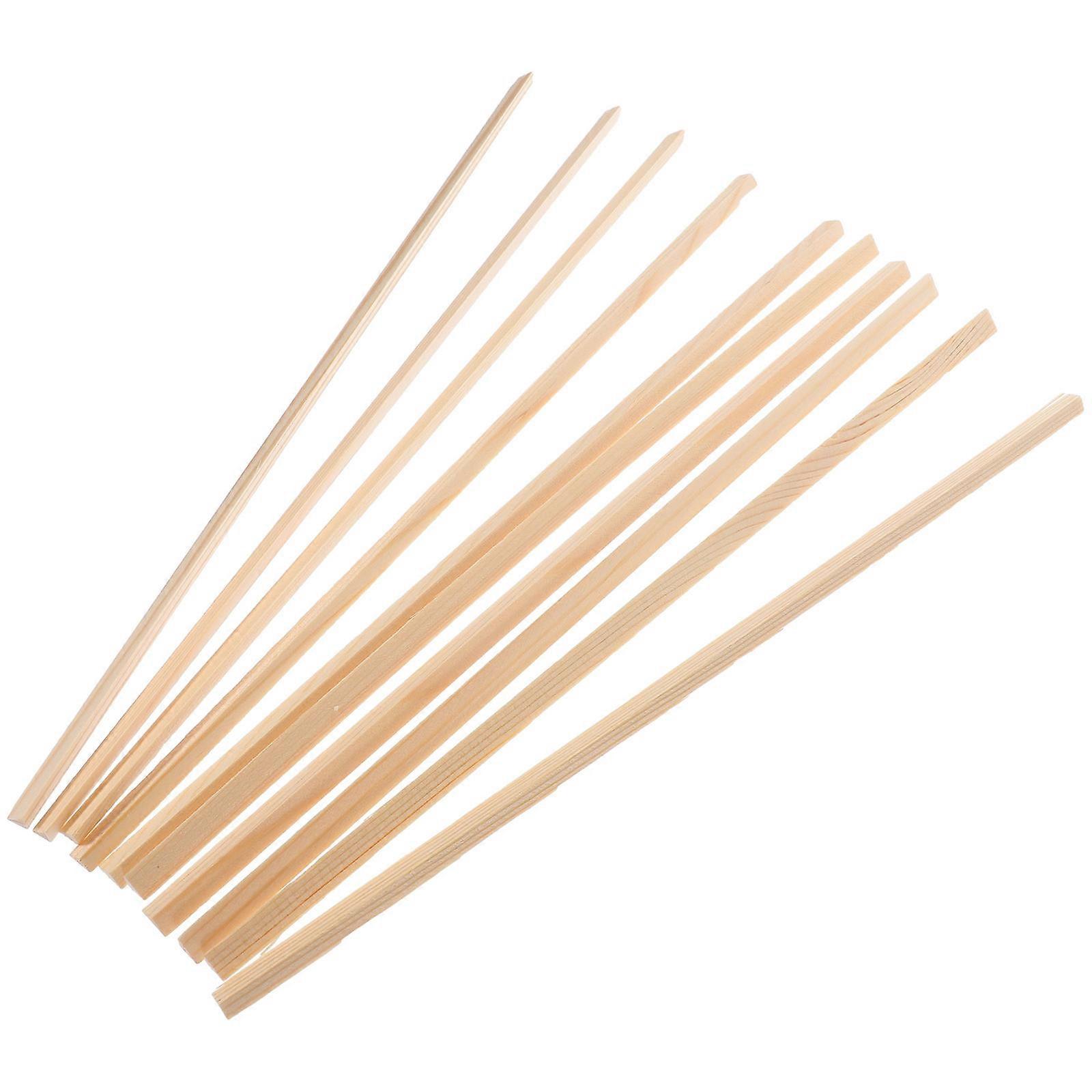 Wooden Window Trim for Window Screen 10Pcs Beige Decorative Strips