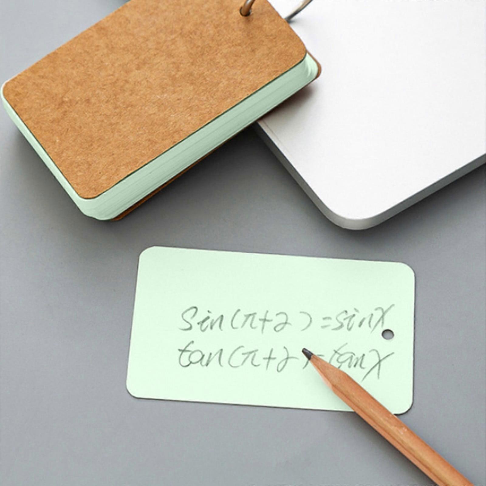 3 Color Iron Ring Handwritten Hard Blank Card Loose-leaf Book Fragment Time Utilization Memory Card