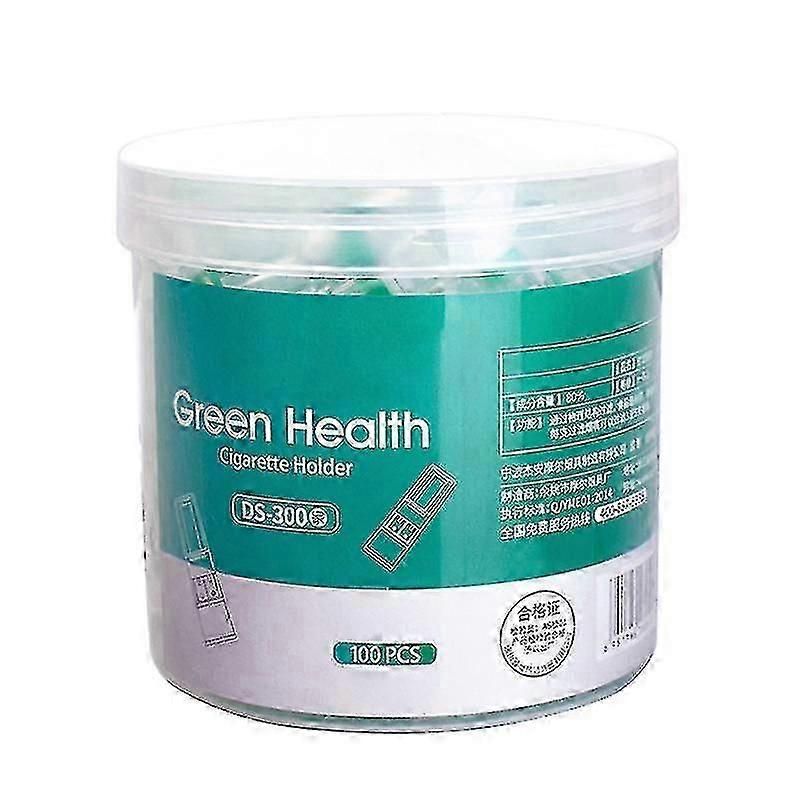 100pcs Disposable Tobacco Cigarette Filter for Tar Reduction