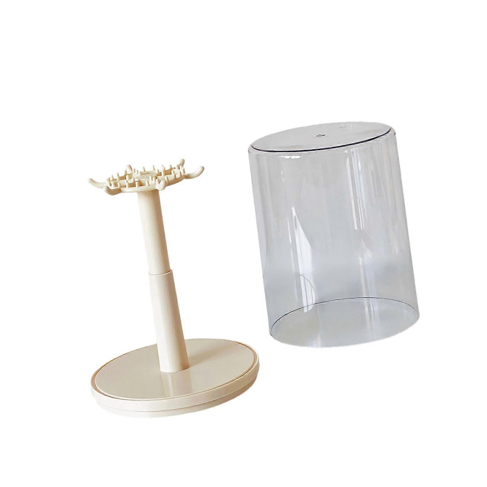 Rotatable Display Case Display Stand Lightweight Storage Box Show Case for Dolls