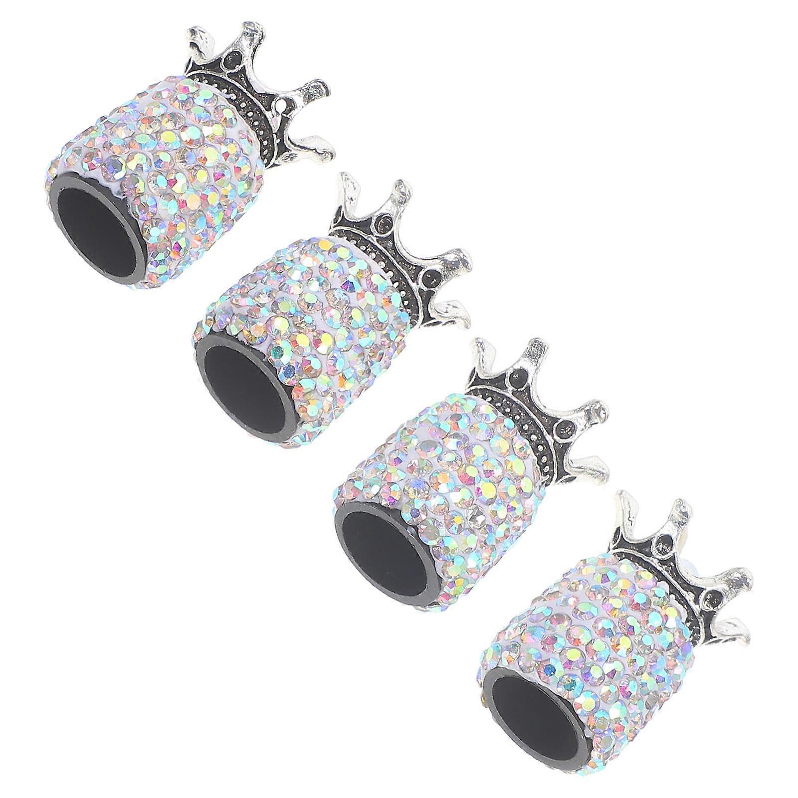 Creative Design Tire Valve Caps for Car Use Multi Color Zinc Alloy ABS Material Fits Most Vehicles