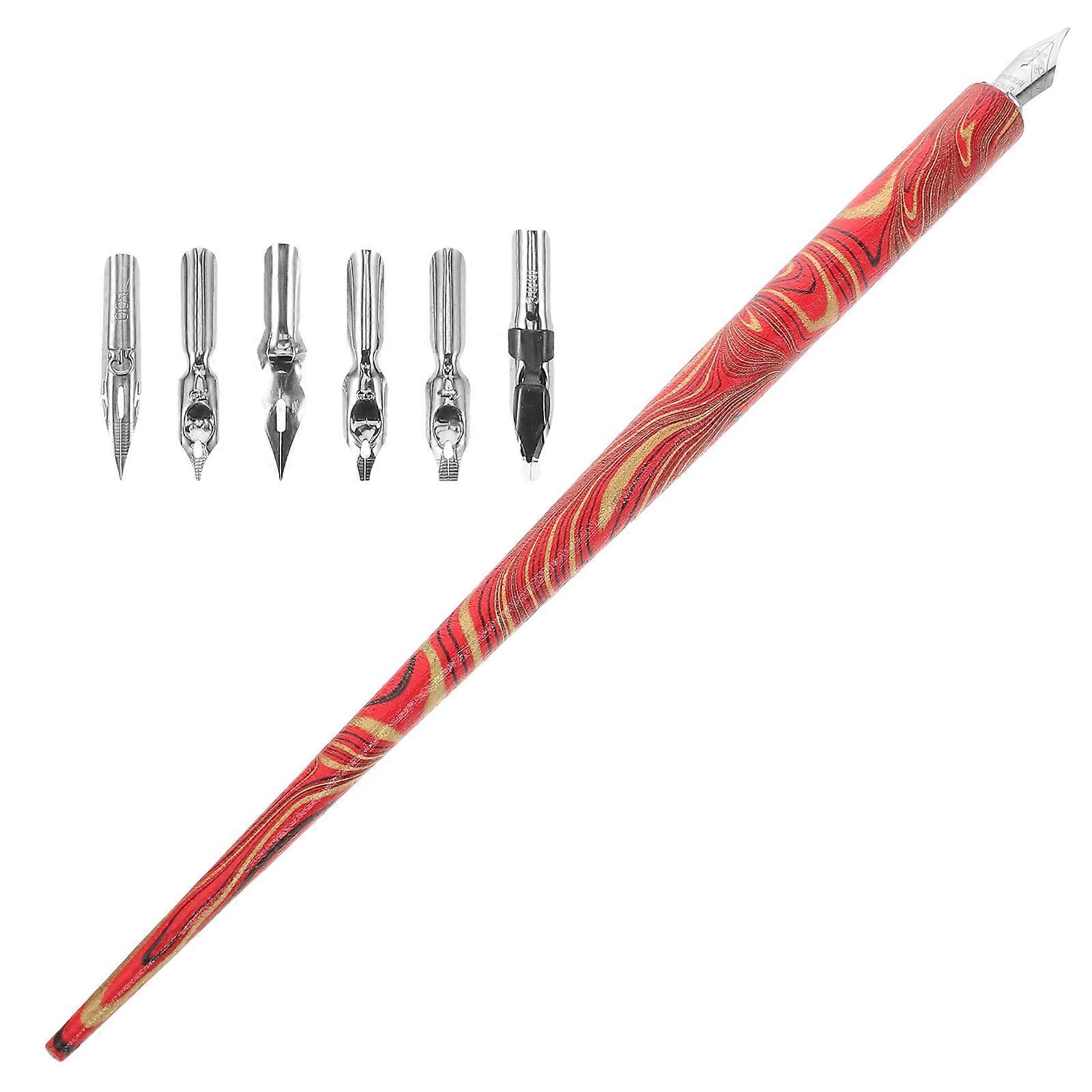 Calligraphy Dip Pen Set for Enhance English Handwriting Skills 1Set Multi Color