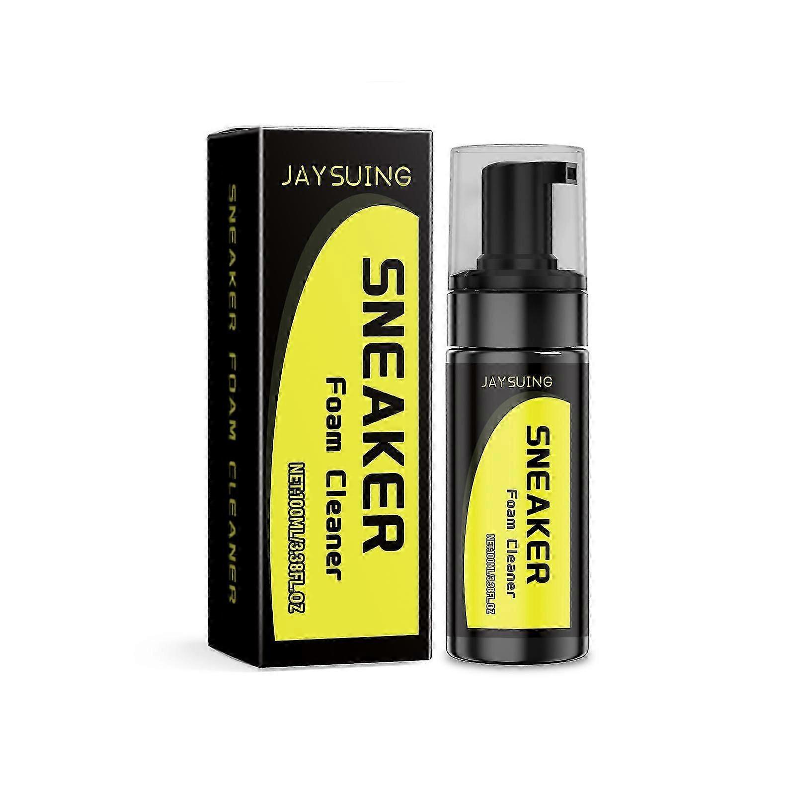 Pěnový čistič na bílé tenisky jemný odstraňovač skvrn, neškodící, 100ml