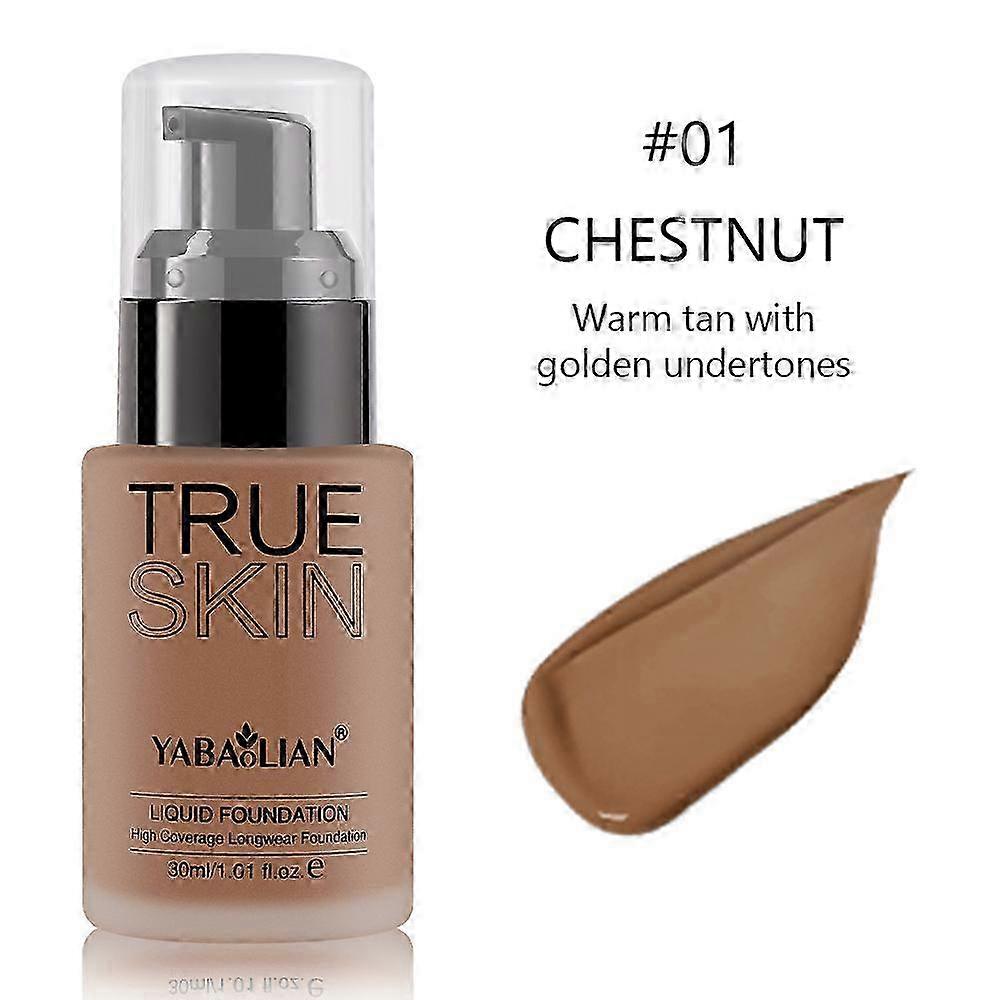 Waterproof Full Coverage Long Lasting Matte Poreless Foundation For Normal To Oily Skin