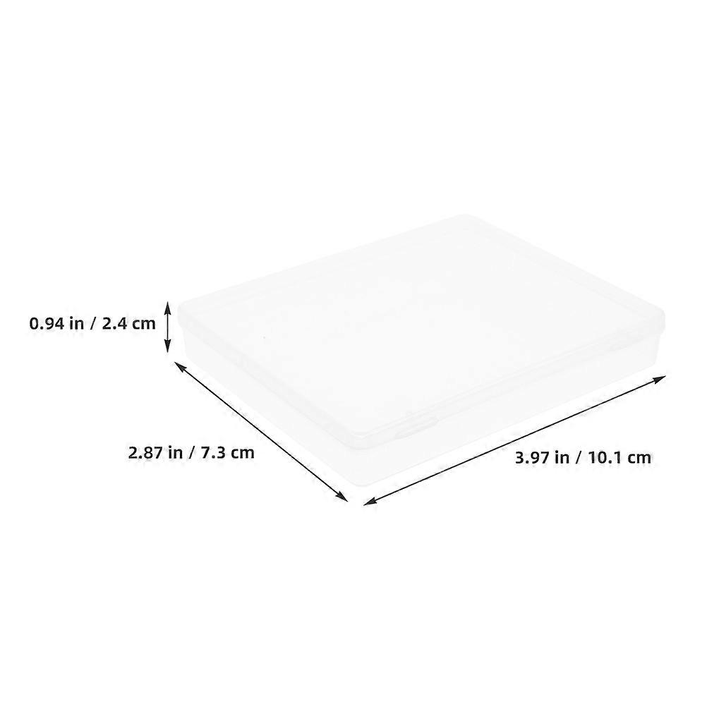 Clear He Card Box for Storage Use 10Pcs Plastic Storage Boxes
