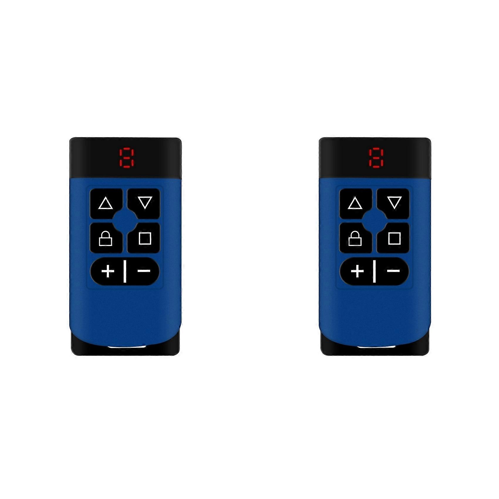 2X 6-Button Garage Door Remote Control Duplicator 315MHZ-868MHZ Multi-Frequency Code Grabber Clone Gate Garage A