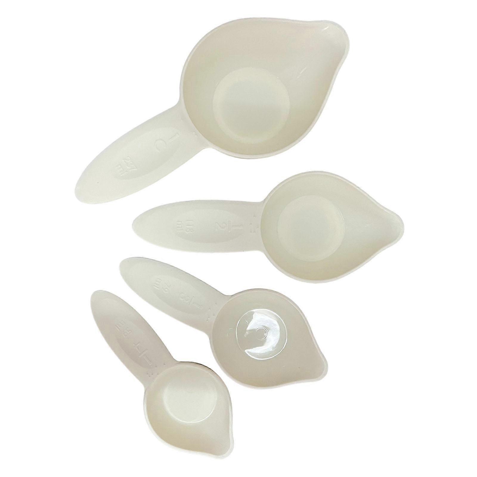 4x Braille Measuring Cups Set Accessible Kitchenware for Blind for Beginners