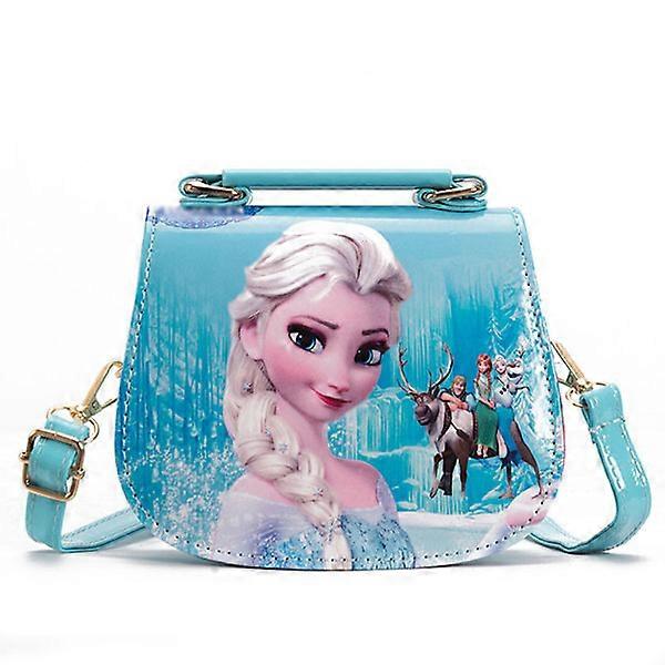 Frozen 2 Elsa Anna Princess Shoulder Bag Handbag for Kids Blue