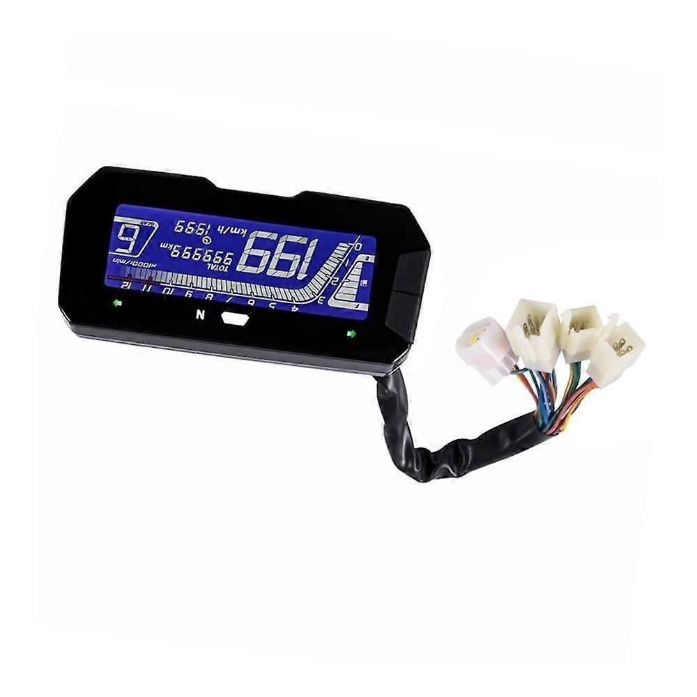 Universal Motorcycle Digital Speedometer Tachometer with Backlight for RealTime Engine Monitoring