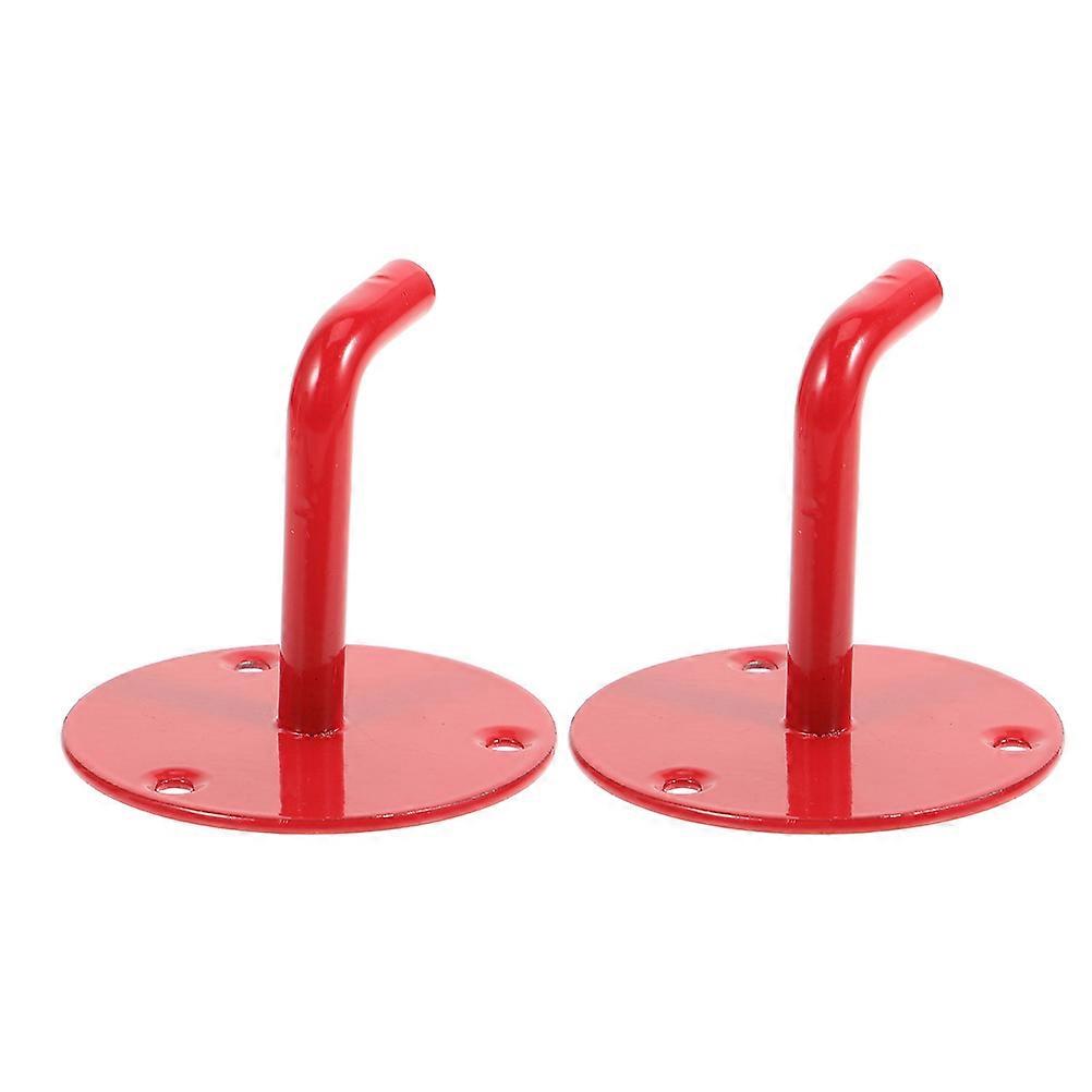 2pcs Fire Extinguisher Bracket Iron Holder Wall Mount Supply