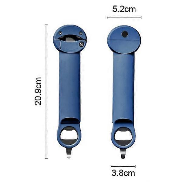Multifunctional Bottle Opener Magnetic Can Opener Jar Opener Lid Opener Blue