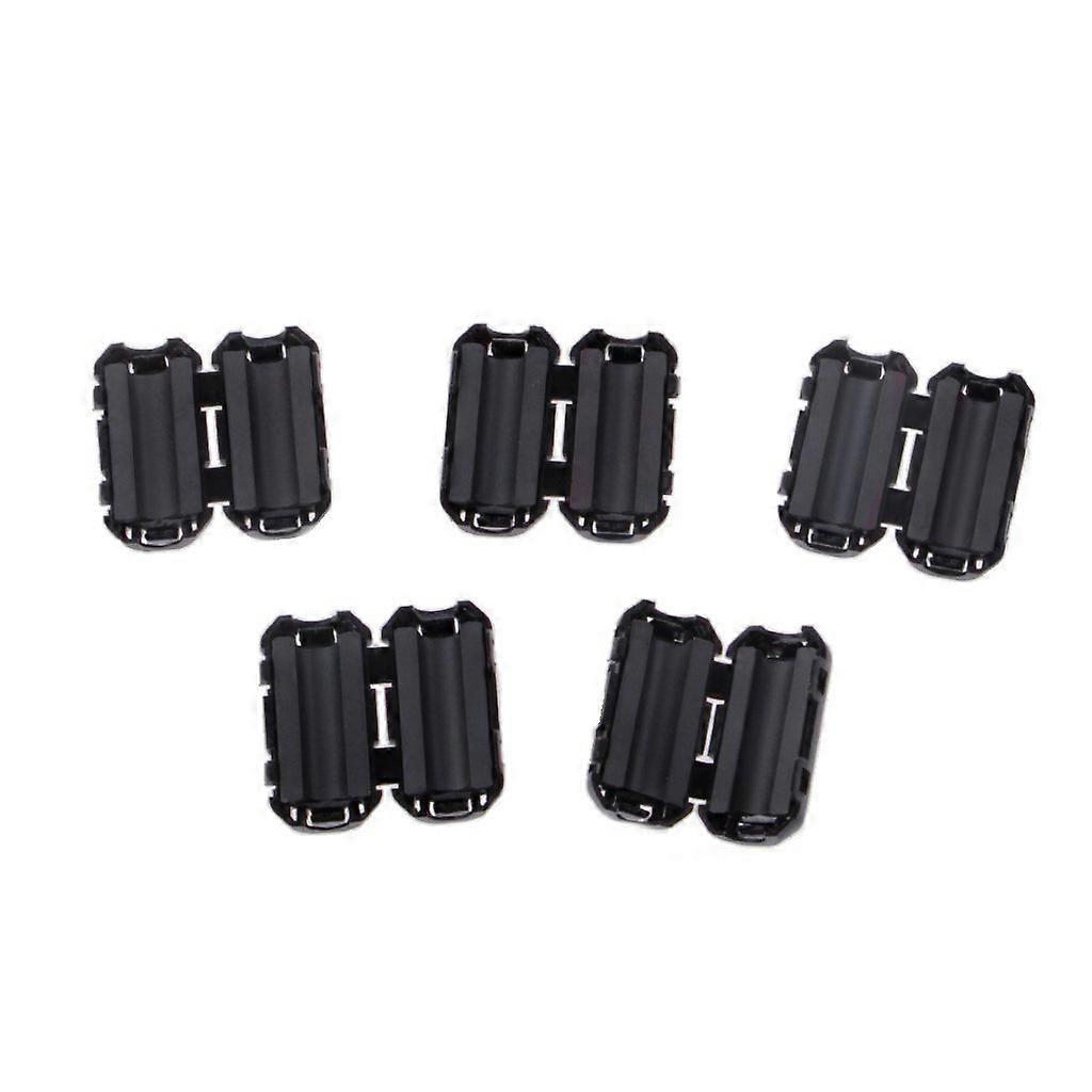 5 Pcs 5mm ClipOn Ferrite Bead Noise Suppressor for RFI EMI Cable Interference Reduction