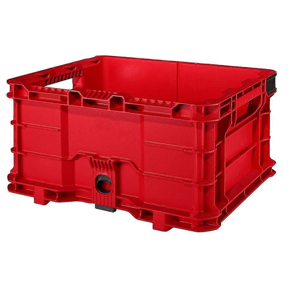 Tool Crate Impact Resistant 50 lbs Capacity Modular Stackable Storage for Milwaukee PACKOUT