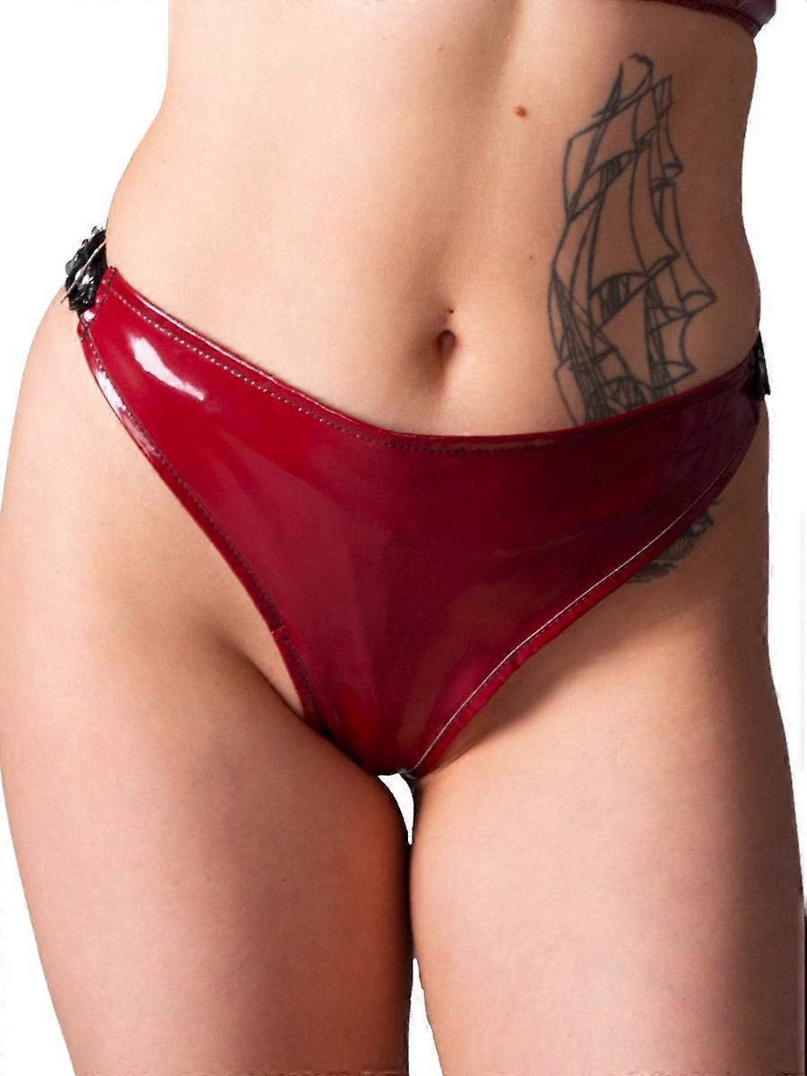 Pvc Burgundy Underwear