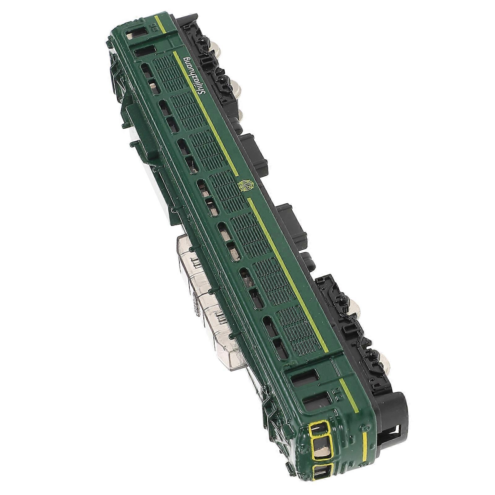 Vintage Train Model Metal for Decoration Miniature Train Modeling Model