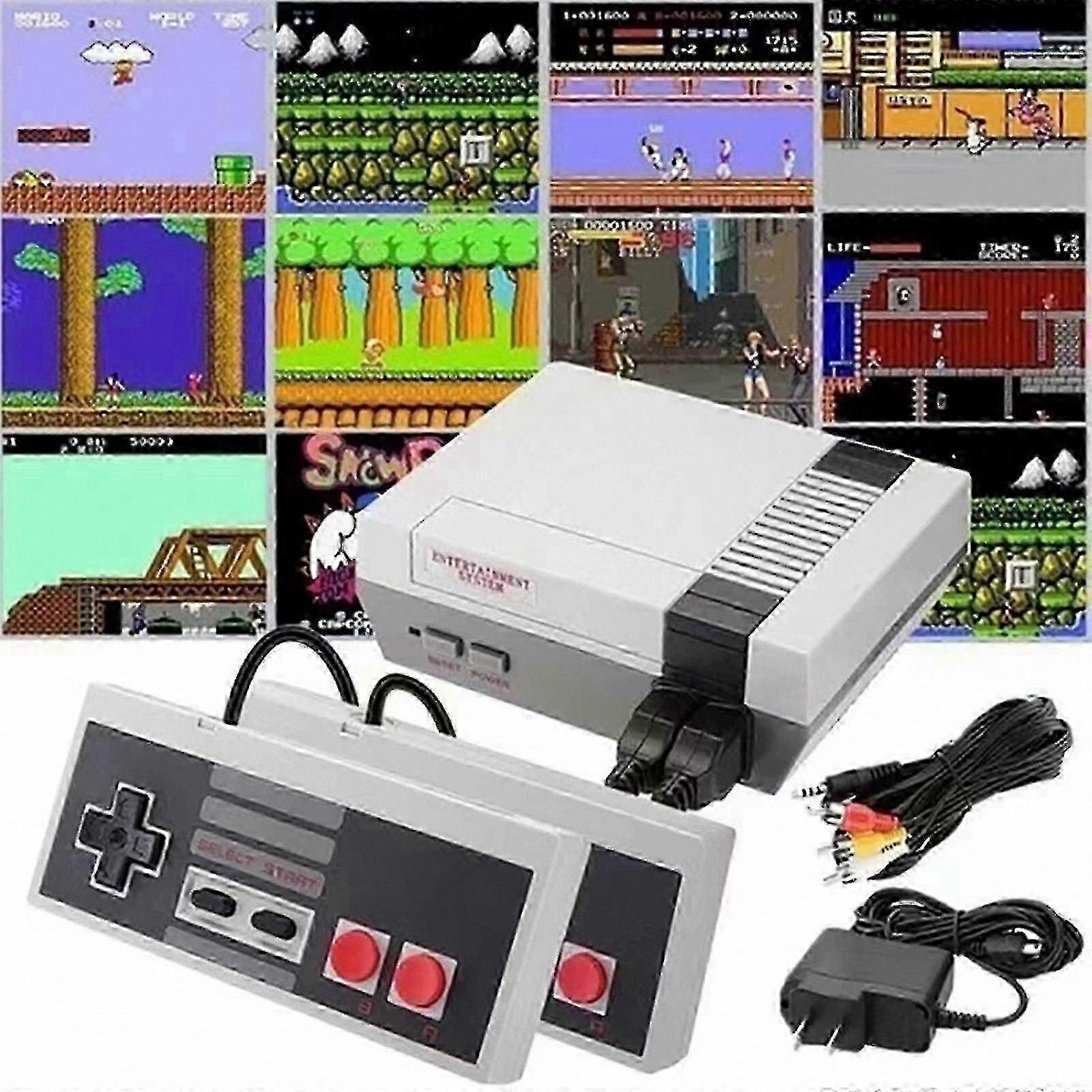 Mini Retro Entertainment Systeem met 620 Ingebouwde Games, HDMI en AV Uitgang, Plug-and-Play Classic Console voor Volwassenen en Kinderen