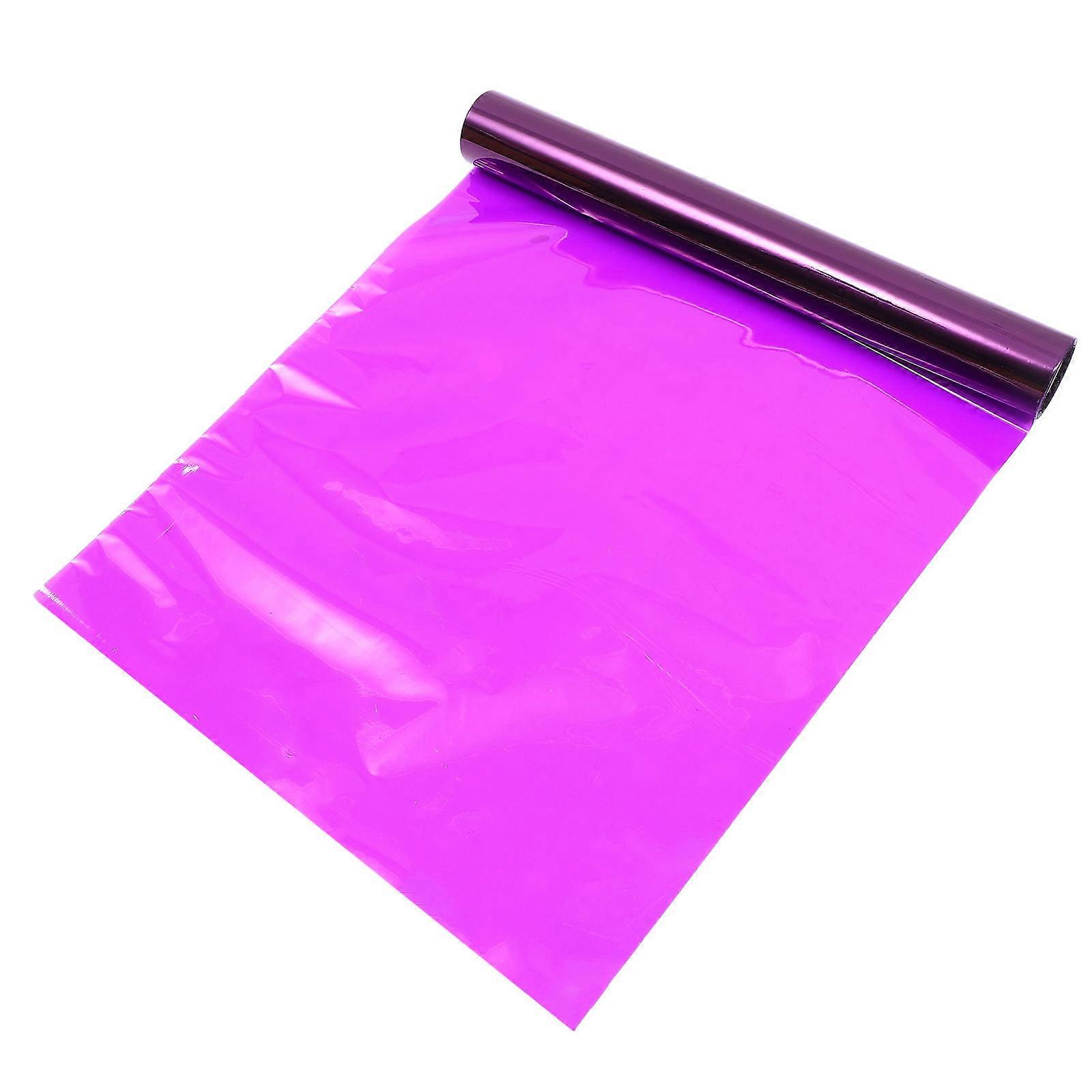 Purple Gift Wrapping Cellophane for Decoration 2Pcs Wrapping Paper Roll