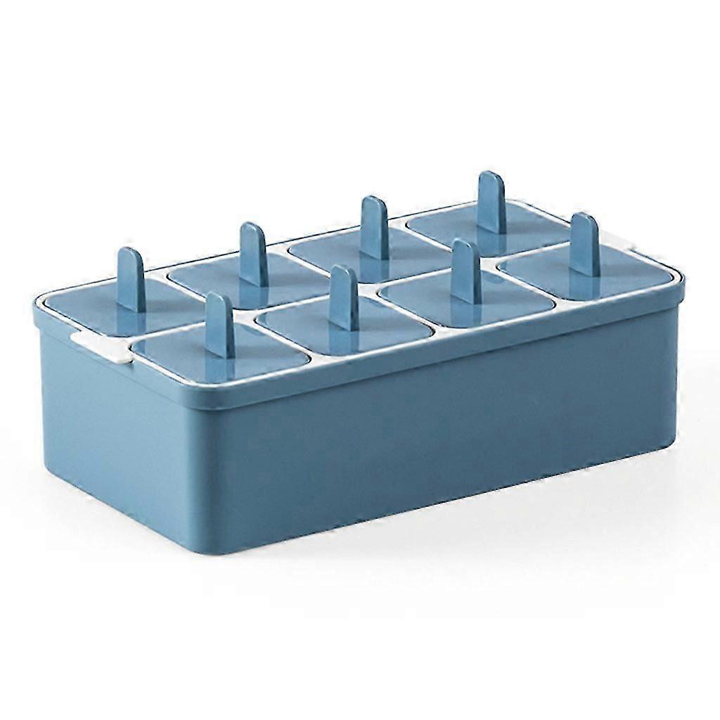 Square 8-grid Ice Cube Tray Kitchen Mini Ice Container for Freezer Separate Green