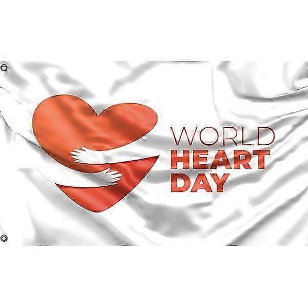 World Heart Day Flag Pattern 401