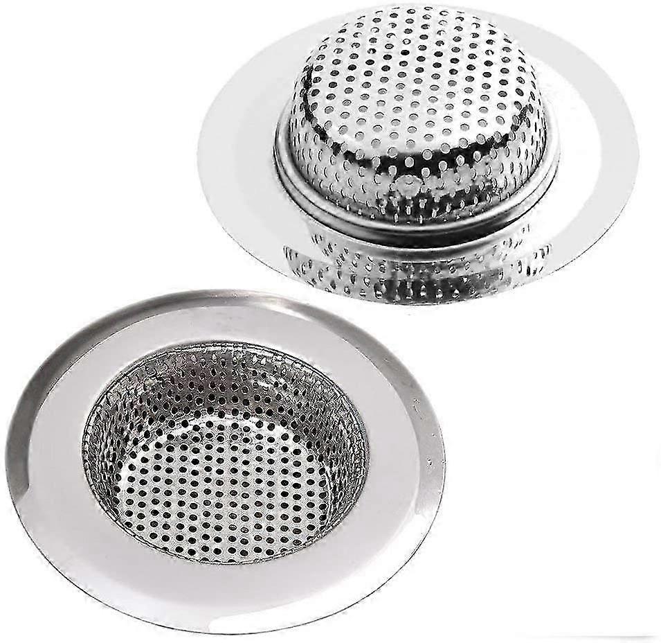 2pcs Kitchen Sink Strainer Drain Screen for Kitchen/Bathroom Sink