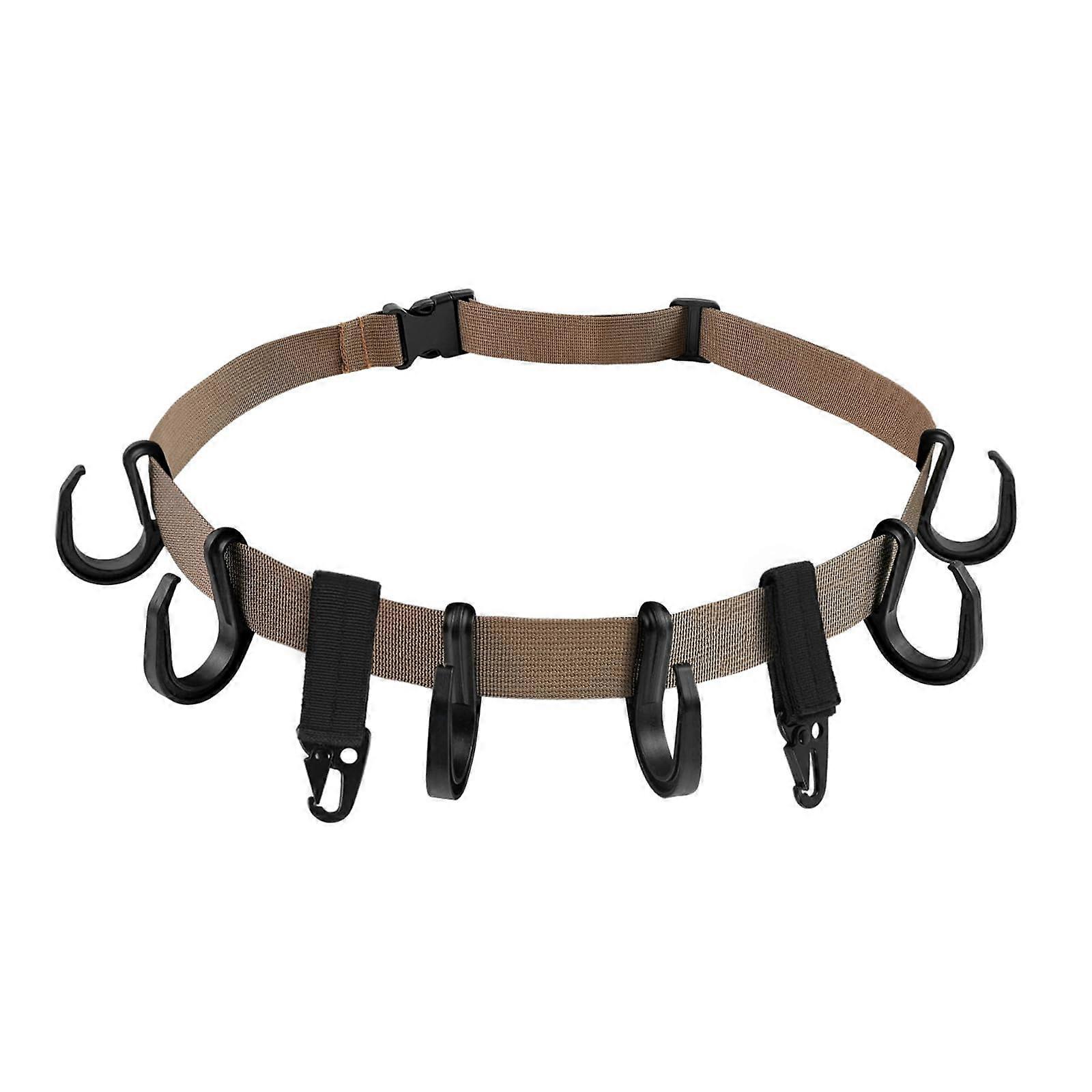 Tree Stand Gear Hanger Strap with Hooks for Hunting, HeavyDuty Adjustable Polyester