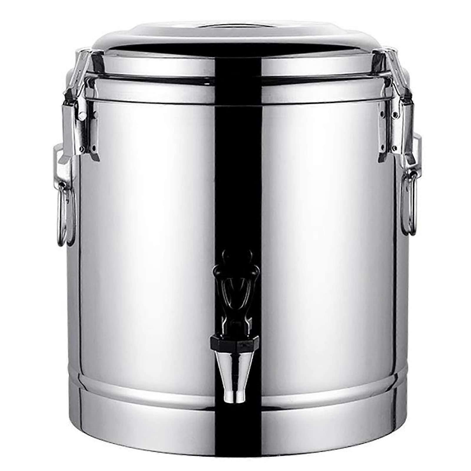 20L Hot Water Dispenser Stainless Steel Coffee Urn with Double Wall Insulation and Keep Warm Function