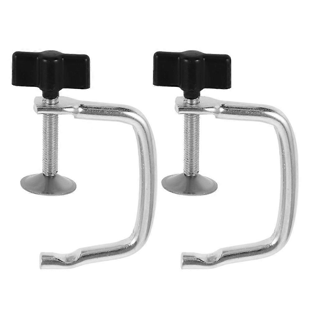 2pcs Manual Noodle Machine Handle Universal Pasta Maker Handle Replacement Pasta Machine Fixing Handle For Kitchen Metal Noodle Maker Accessories