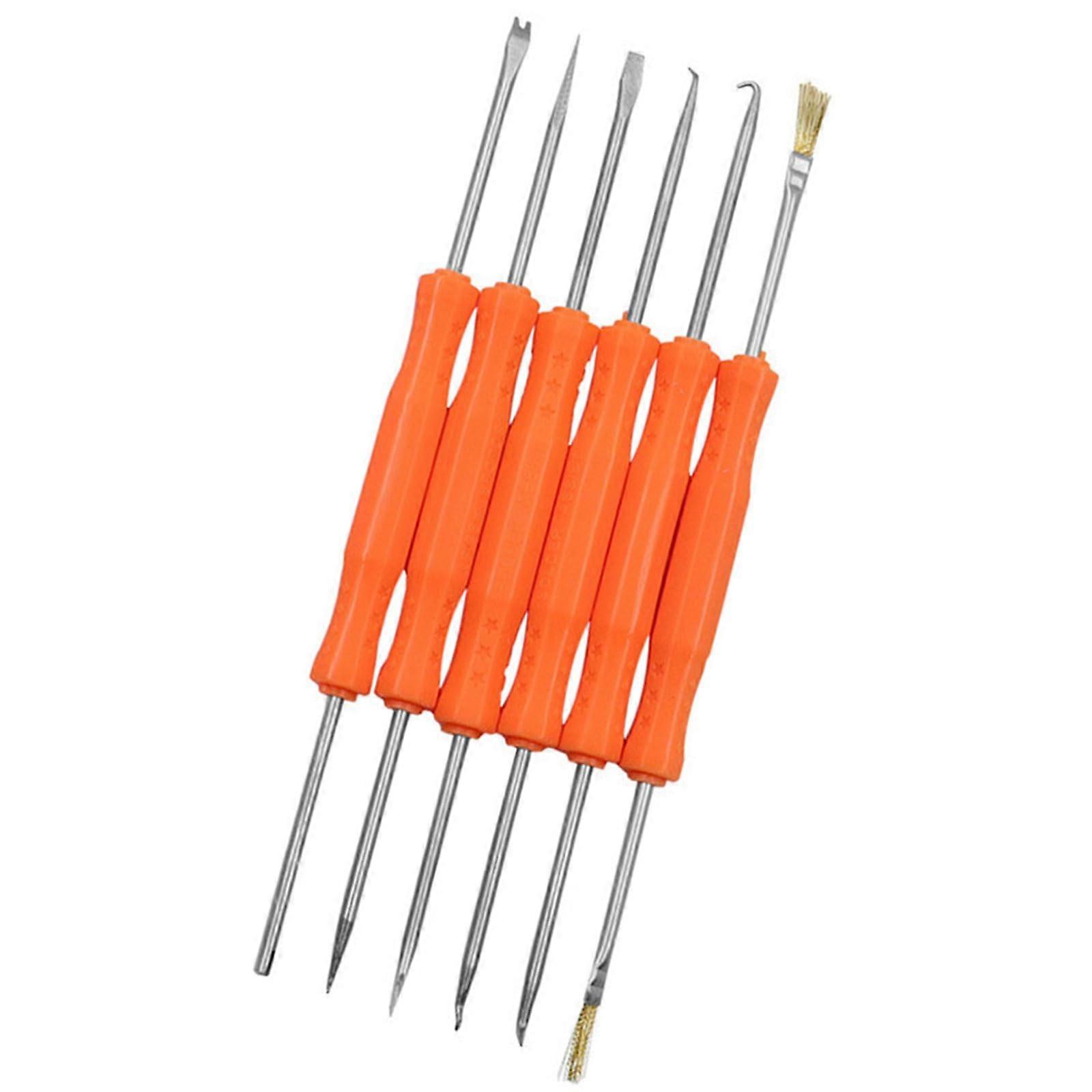 6Pcs Double Sided Soldering Tools Kit for Electronic  with Ergonomic Grip and Precision Tips