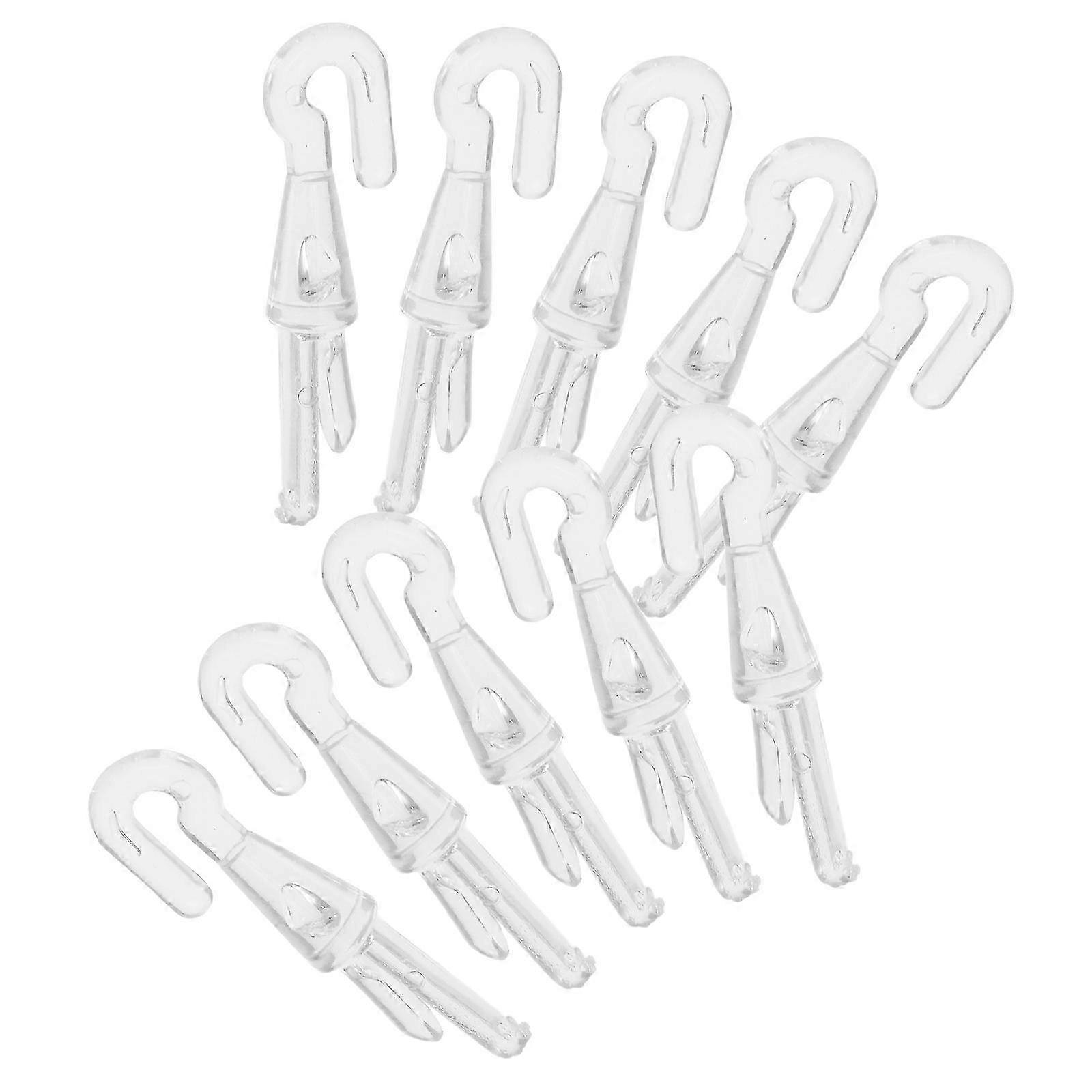 12pcs Window Blinds Stick Wand Replacement Hooks Blind Rod Accessories
