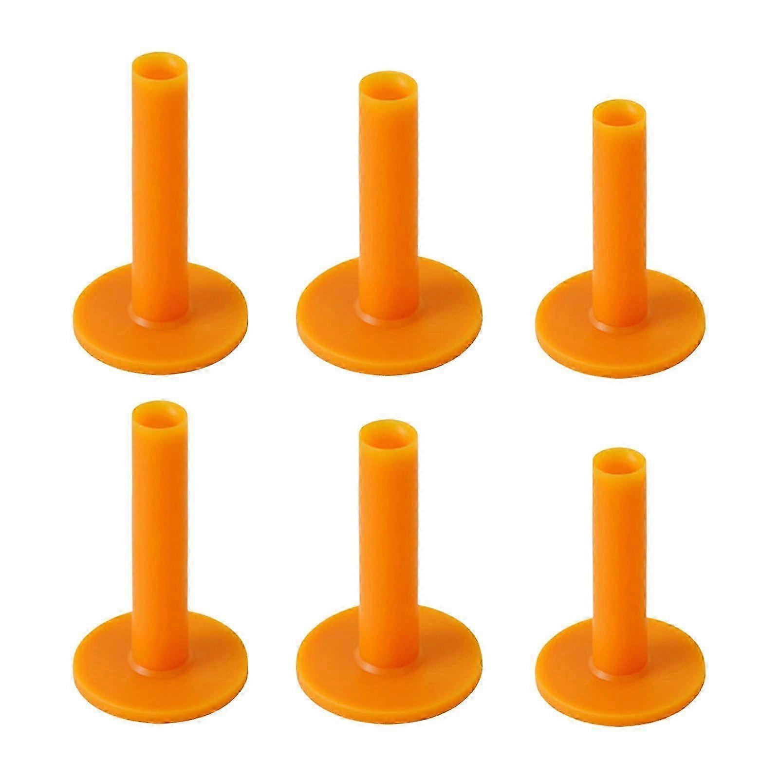 6pcs Professional Golf Tees Large Cup EcoFriendly Durable for Beginners and Pros
