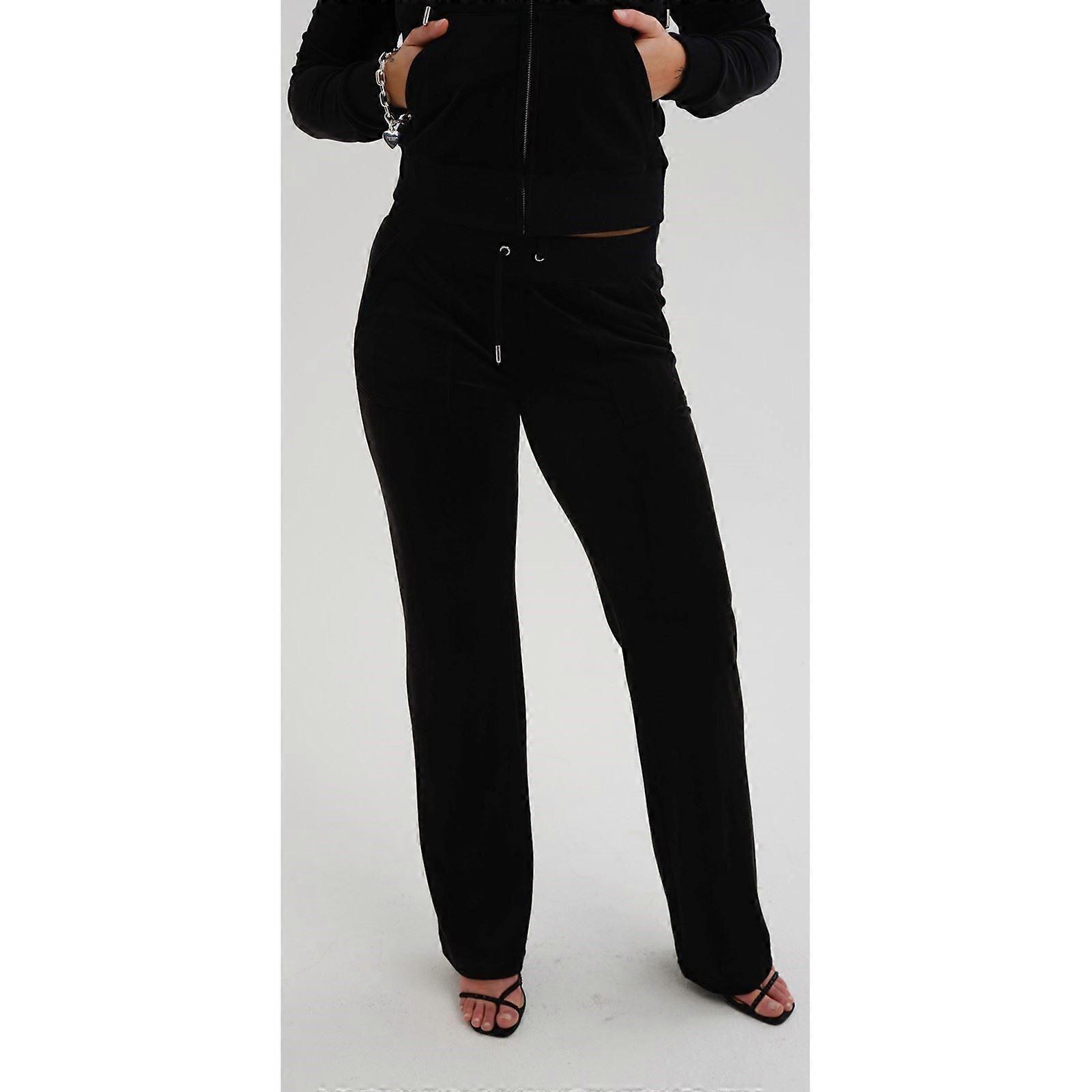 Juicy Couture Del Ray Pant Polyester Women's Black Joggers