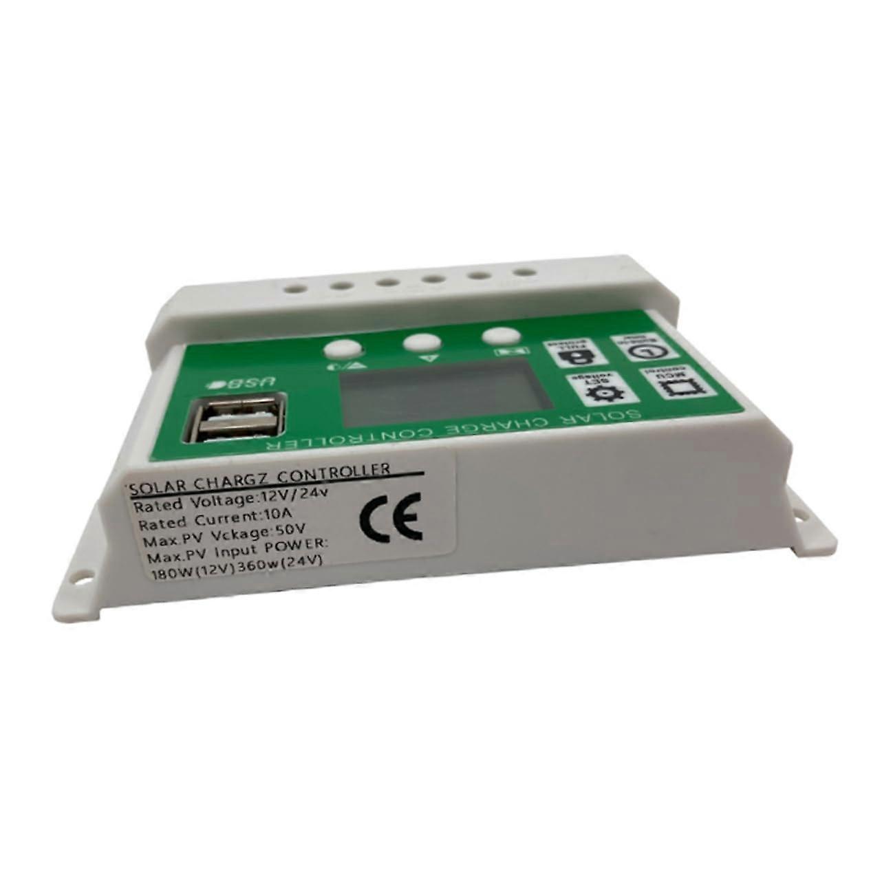 50A MPPT Solar Charge Controller 12V 24V with LCD Display, Smart Charge Control, MultiLevel Protection