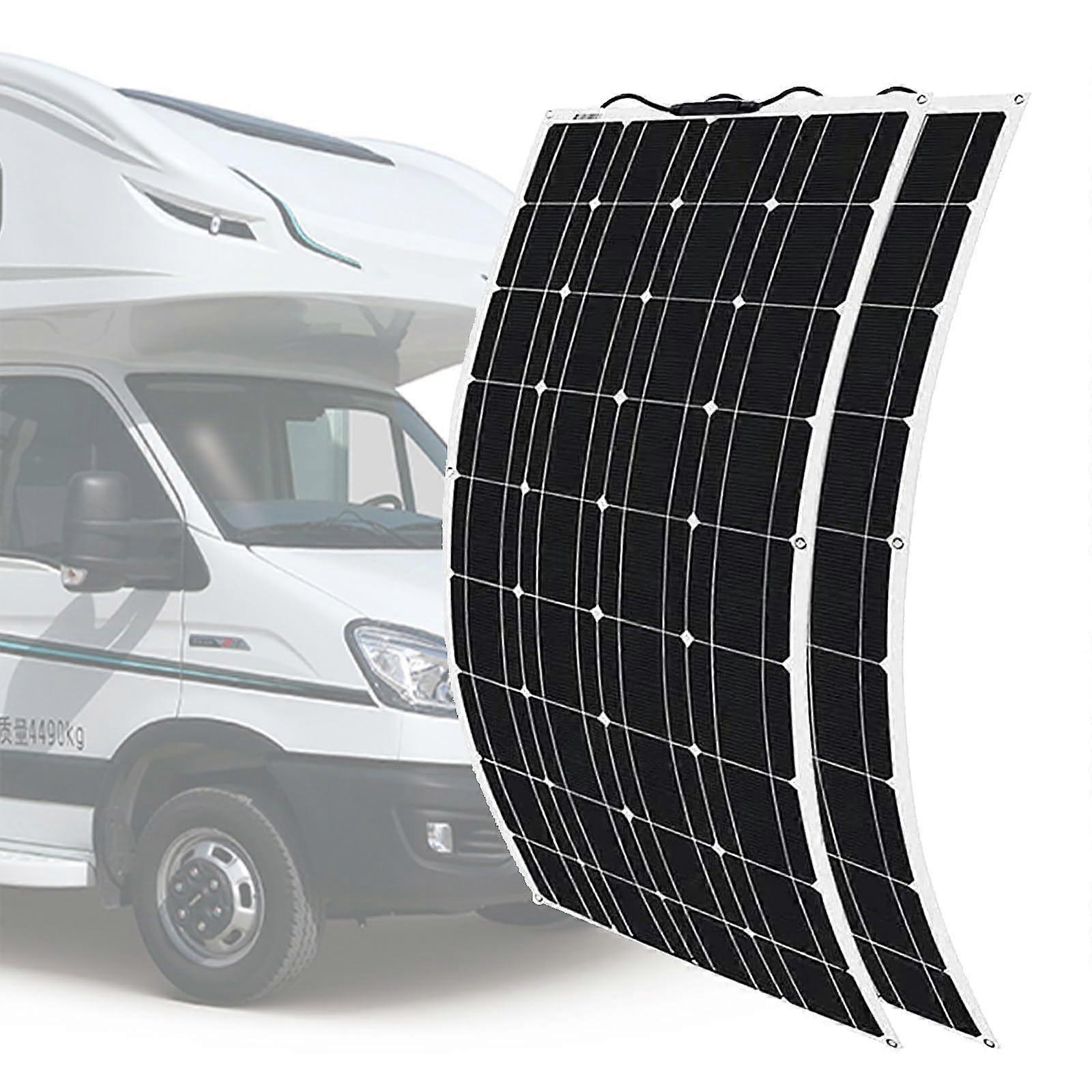 400W Flexible Solar Panel Kit with 30A Controller for RV Boat Camper OffGrid Camping