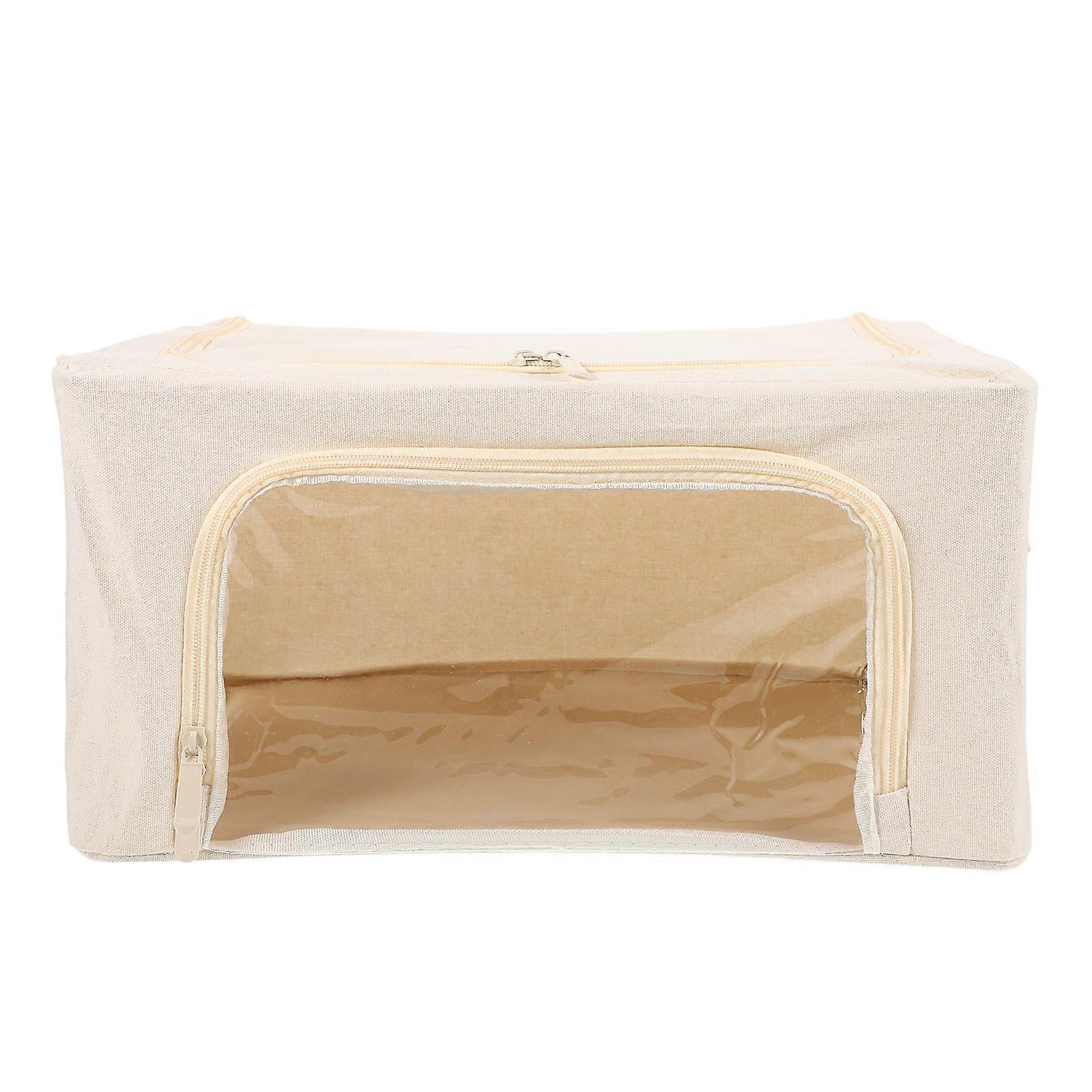 Comforter Bag for Storage Use Foldable Polyester-Cotton