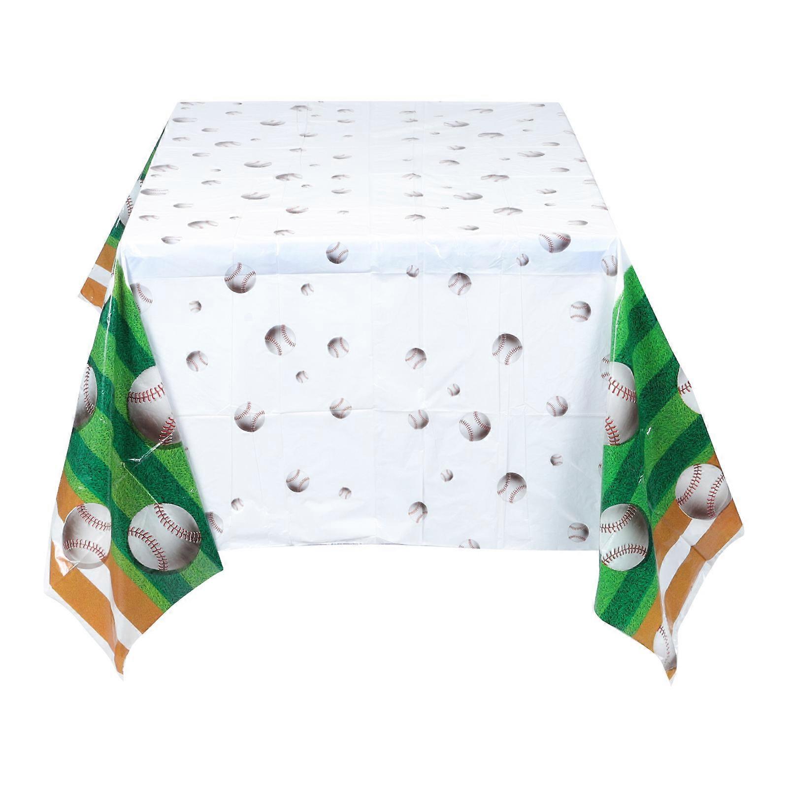 Sports Theme Tablecloth for 3Pcs Dining Table with Assorted Colors