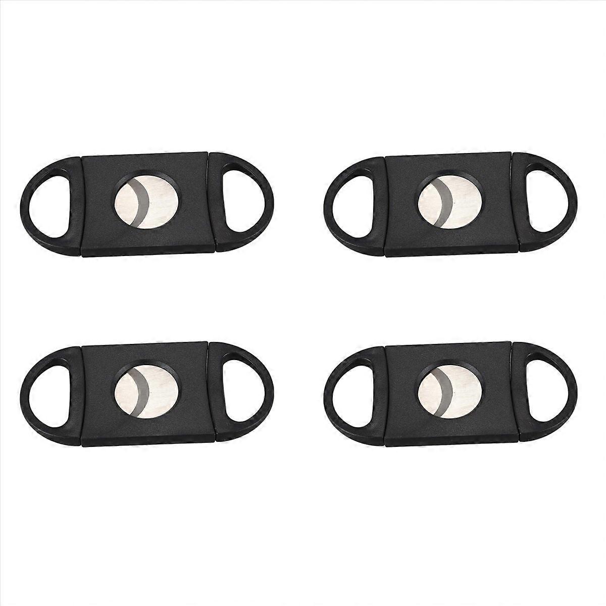 Oval-Shaped Cigar Cutter, Double Cut Blade