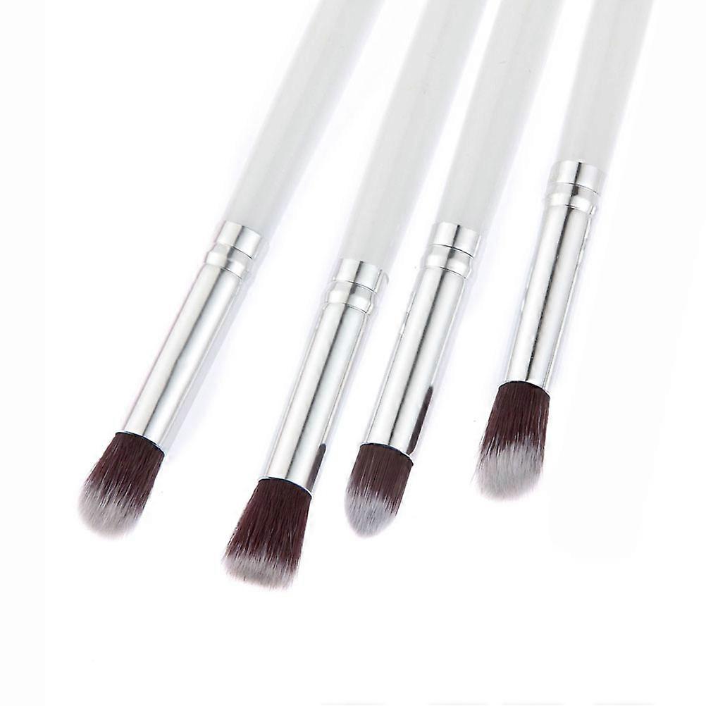 Eyeshadow Brush Set 4Pcs Eye Brushes Set for Blending Makeup Tool White