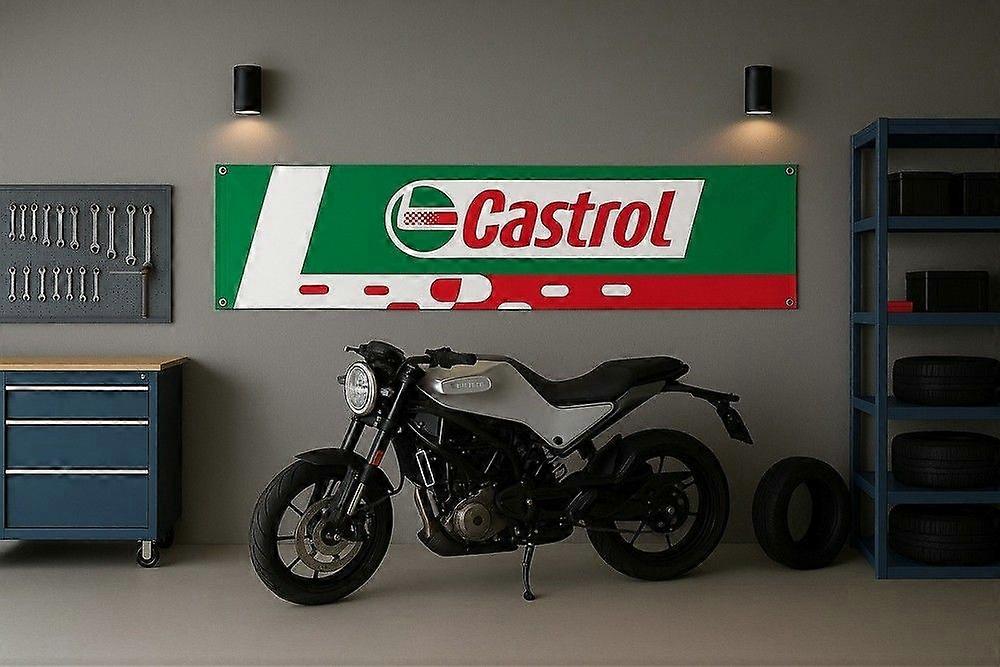 Castrol Racing Oil Theme Flag HF0501