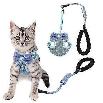 25-26 Pet Harness Bow Adjustable Training Vest