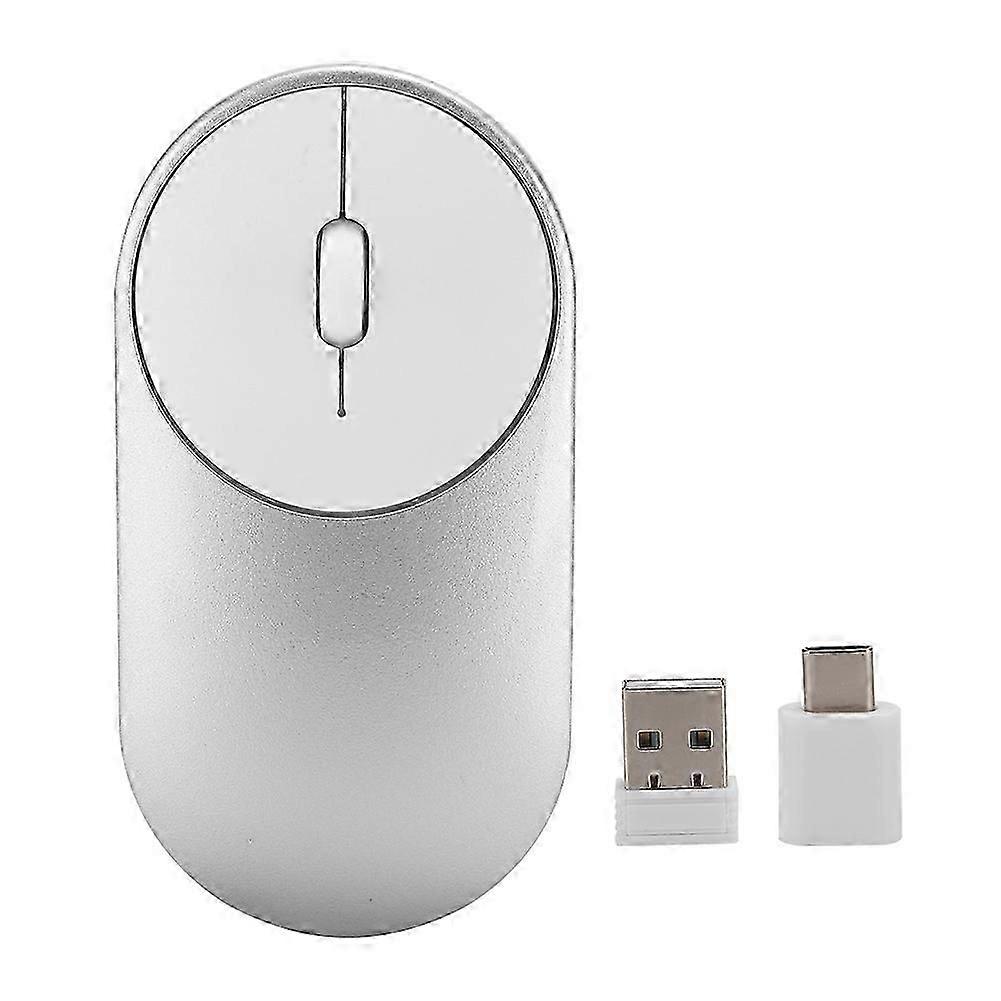 Computer Accessory 2.4G USB Type C Dual Receiver Wireless Mouse for Microsoft / Android / IMAC