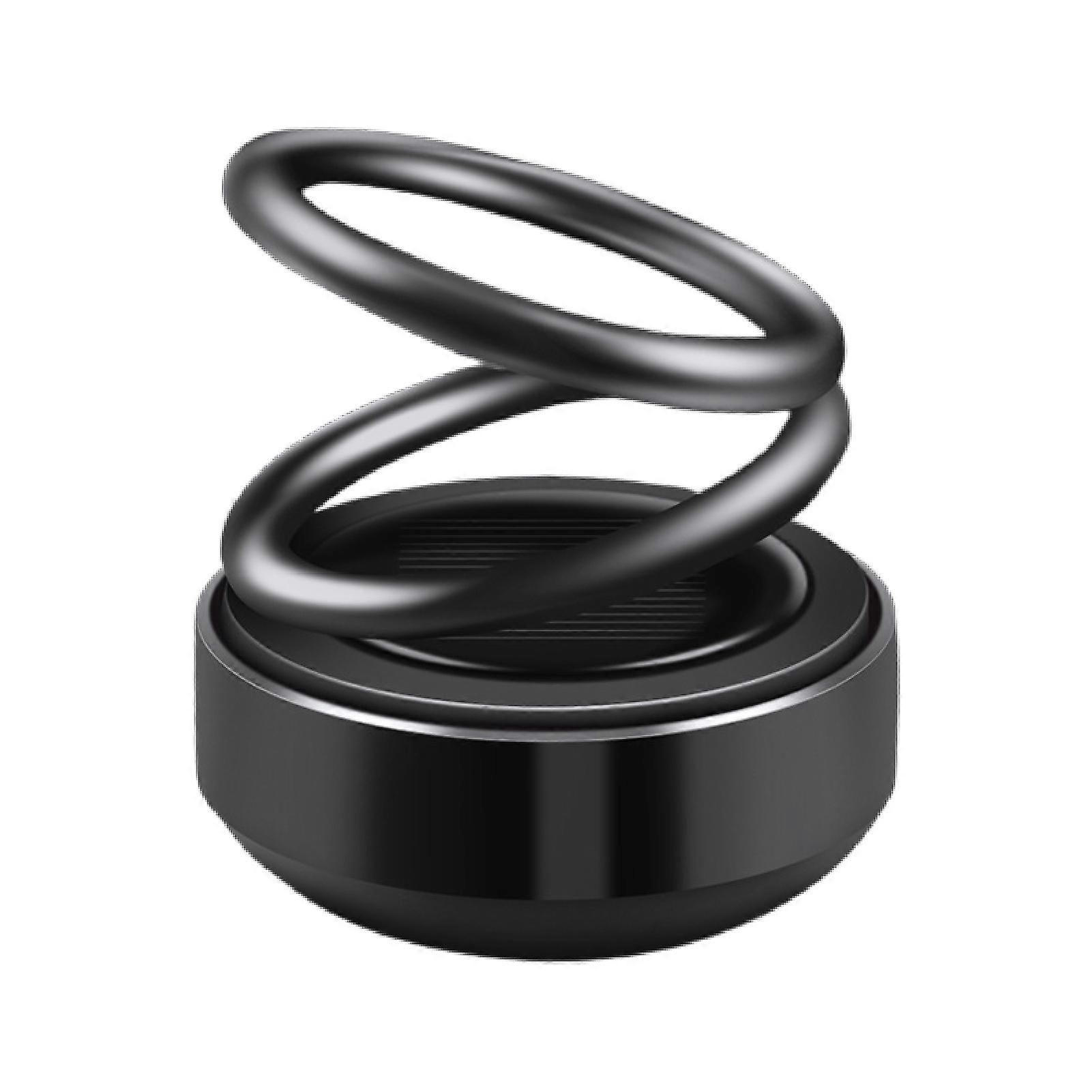 Solar Car Air Freshener Double Ring Rotating Diffuser