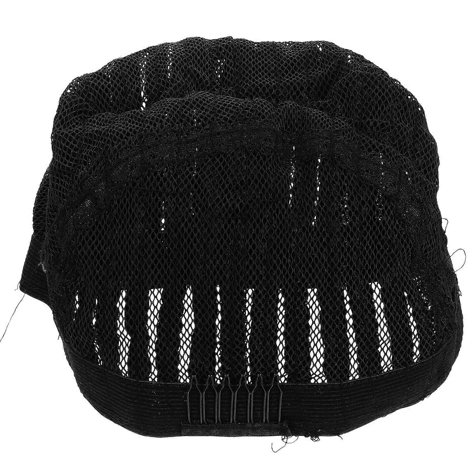 Black Braided Wig Net Cap for Wig Making Cornrows Cap