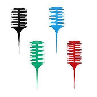 Hairdressing Comb Practical Hair Dyeing Comb for Hair Coloring 4Pcs Kit