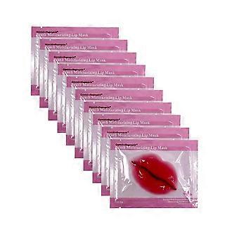 30PCS Moisturizing Collagen Lip Masks, Sleeping Mask Lip Balm Bulk for Dry Mouth, Remove C