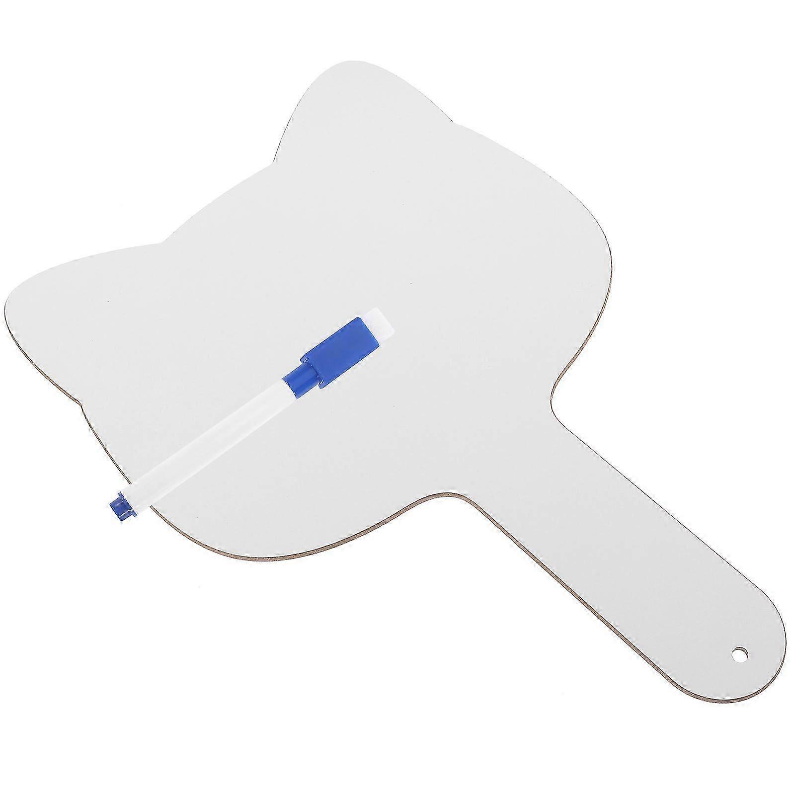 Handheld Answer Paddle White Board for Classroom 1Set